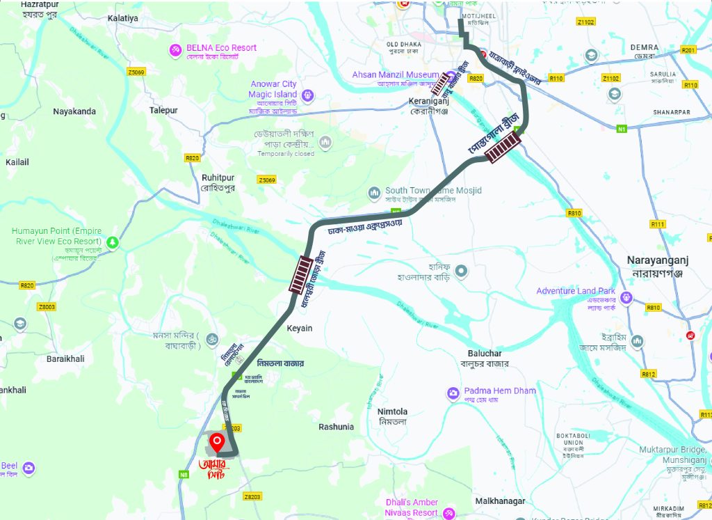 Location map-Amar City